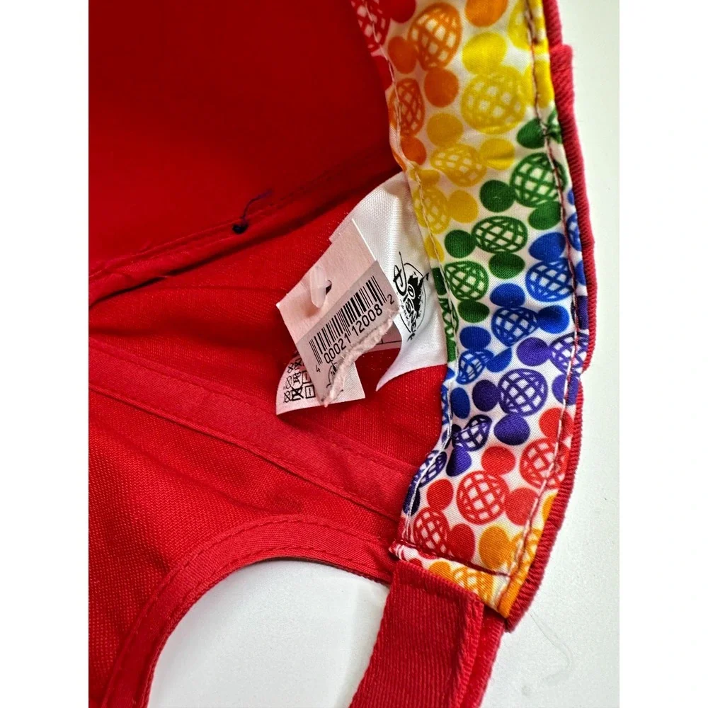 Walt Disney World‎ Mickey Mouse Ears Baseball Cap Rainbow PRIDE Collection Hat